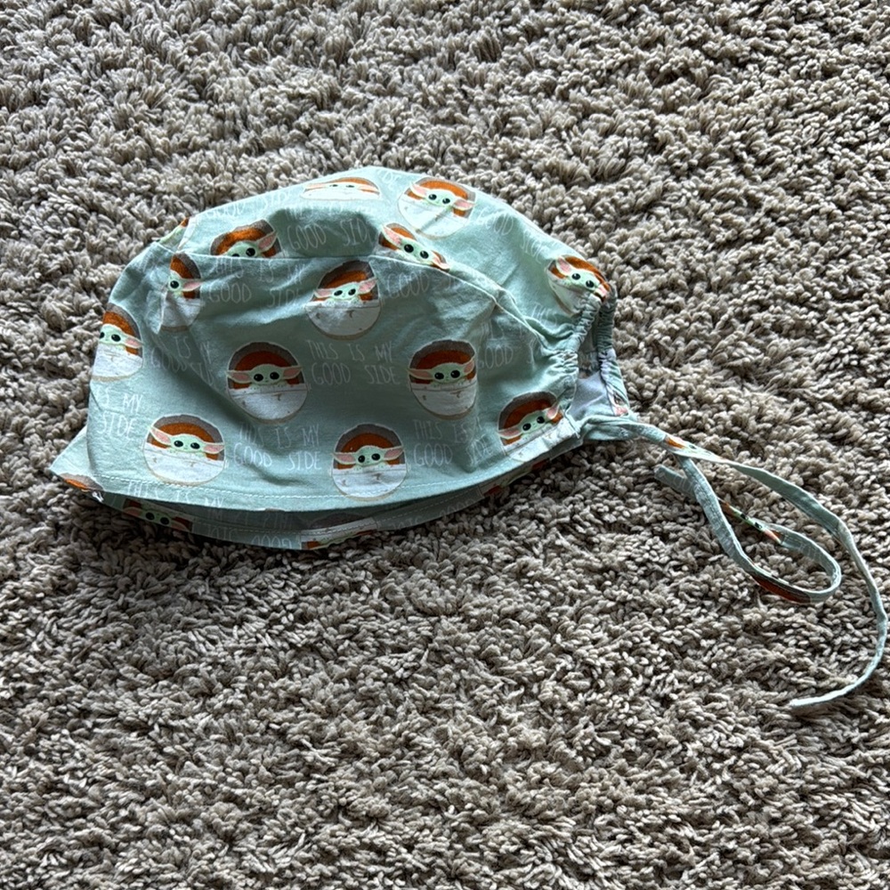 Baby Yoda scrub cap